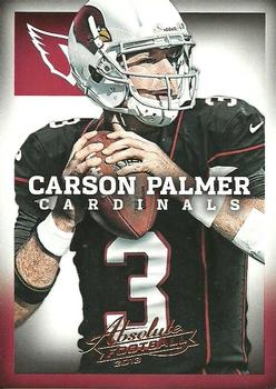 2013 Panini Absolute - Retail #1 Carson Palmer Front