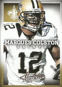 2013 Panini Absolute - Retail #62 Marques Colston Front