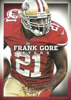 2013 Panini Absolute - Retail #84 Frank Gore Front