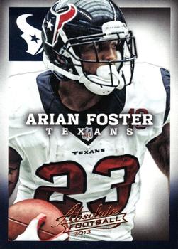 2013 Panini Absolute - Retail #42 Arian Foster Front