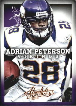 2013 Panini Absolute - Retail #57 Adrian Peterson Front