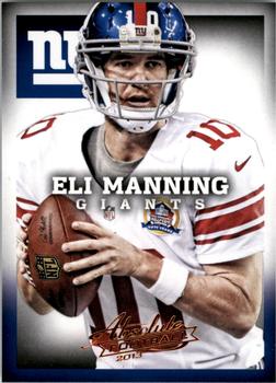2013 Panini Absolute - Retail #64 Eli Manning Front