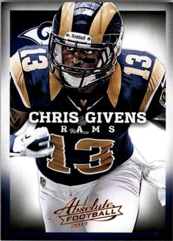 2013 Panini Absolute - Retail #90 Chris Givens Front