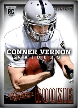 2013 Panini Absolute - Retail #115 Conner Vernon Front
