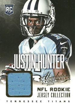 2013 Panini Absolute - NFL Rookie Jersey Collection #16 Justin Hunter Front
