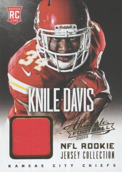 2013 Panini Absolute - NFL Rookie Jersey Collection #19 Knile Davis Front