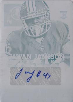 2013 Panini Absolute - Spectrum Autographs Printing Plates Cyan #140 Jawan Jamison Front