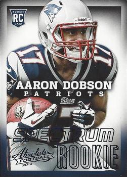2013 Panini Absolute - Spectrum Blue #101 Aaron Dobson Front