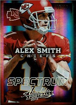 2013 Panini Absolute - Spectrum Platinum #49 Alex Smith Front