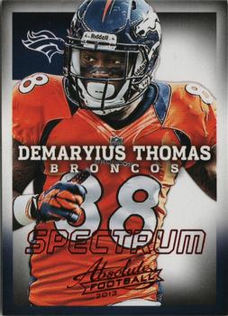 2013 Panini Absolute - Spectrum Red #33 Demaryius Thomas Front