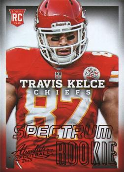 2013 Panini Absolute - Spectrum Red #192 Travis Kelce Front