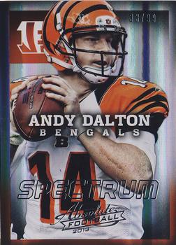 2013 Panini Absolute - Spectrum Silver #21 Andy Dalton Front