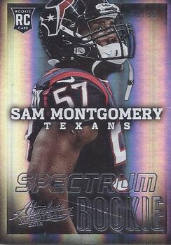 2013 Panini Absolute - Spectrum Silver #182 Sam Montgomery Front
