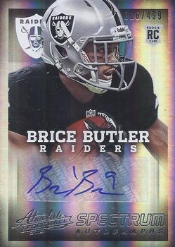 2013 Panini Absolute - Spectrum Autographs Silver #110 Brice Butler Front
