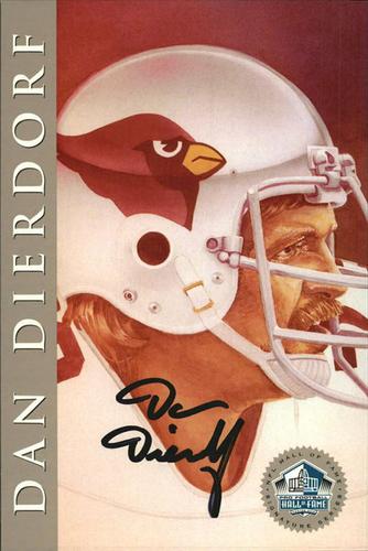 1998 Ron Mix HOF Autographs - Platinum #NNO Dan Dierdorf Front
