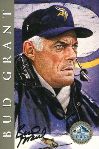 1998 Ron Mix HOF Autographs - Platinum #NNO Bud Grant Front