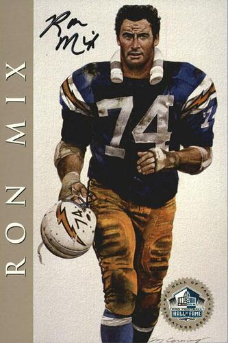 1998 Ron Mix HOF Autographs - Platinum #NNO Ron Mix Front