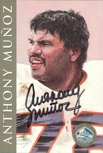 1998 Ron Mix HOF Autographs - Platinum #NNO Anthony Munoz Front