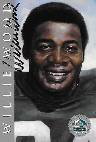 1998 Ron Mix HOF Autographs - Platinum #NNO Willie Wood Front