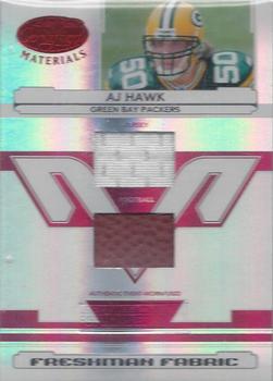 2006 Leaf Certified Materials - Hawaii Trade Conference #225 A.J. Hawk Mirror Red Materials Front