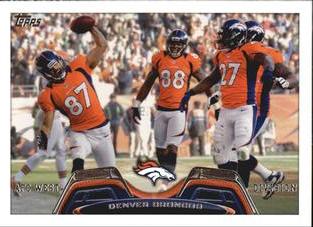 2013 Topps Mini #42 Denver Broncos Front