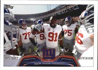 2013 Topps Mini #333 New York Giants Front