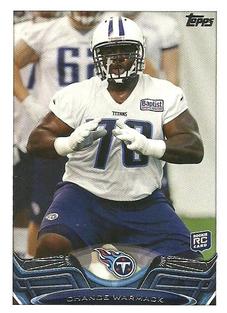 2013 Topps Mini #379 Chance Warmack Front