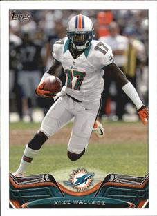 2013 Topps Mini #393 Mike Wallace Front