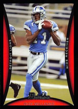 2008 Bowman #76 Roy Williams Front