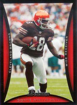 2008 Bowman #94 Donte Stallworth Front