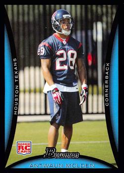 2008 Bowman #120 Antwaun Molden Front