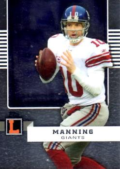 2008 Topps Letterman #6 Eli Manning Front