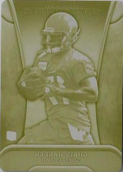 2013 Bowman Sterling - Autographs Printing Plates Yellow #BSA-CHA Chris Harper Front