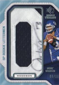 2008 SP Rookie Threads #AW43 Andre Woodson Front