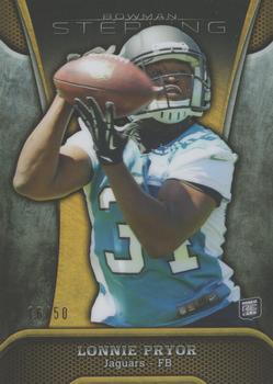 2013 Bowman Sterling - Gold Refractors #6 Lonnie Pryor Front
