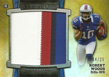 2013 Bowman Sterling - Jumbo Rookie Patches Gold Refractors #BSJRP-RW Robert Woods Front