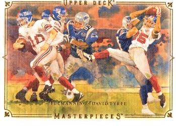 2008 Upper Deck Masterpieces #3 David Tyree / Eli Manning Front