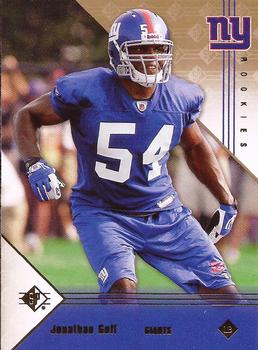 2008 SP Rookie Edition #128 Jonathan Goff Front