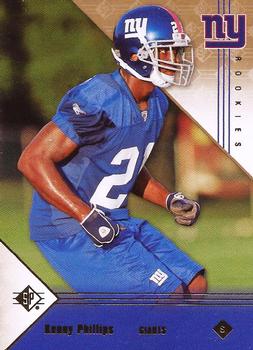 2008 SP Rookie Edition #134 Kenny Phillips Front