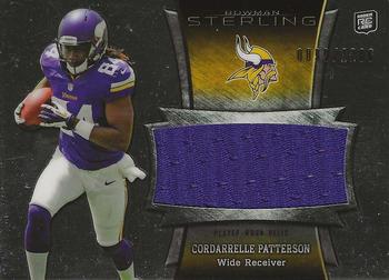 2013 Bowman Sterling - Jumbo Rookie Relics #BSJRR-CP Cordarrelle Patterson Front