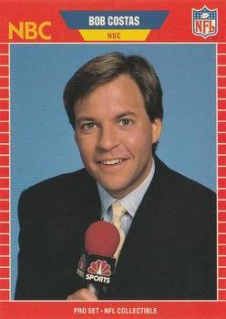 1989 Pro Set - Announcer Collectibles #23 Bob Costas Front