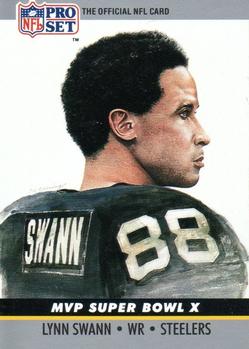 1990 Pro Set - Super Bowl MVP Collectibles #10 Lynn Swann Front