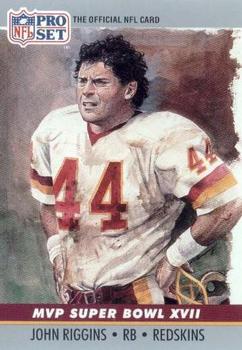 1990 Pro Set - Super Bowl MVP Collectibles #17 John Riggins Front