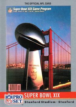 1990 Pro Set - Super Bowl Collectibles #19 Super Bowl XIX Front