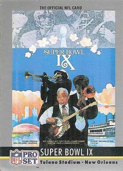 1990 Pro Set - Super Bowl Collectibles #9 Super Bowl IX Front