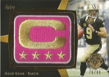 2013 Topps - NFL Captain's BCA Patch #NCP-DB Drew Brees Front
