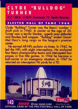1991 Enor Pro Football HOF #142 Clyde 
