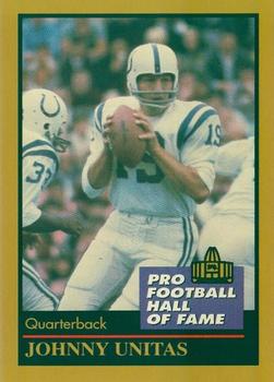 1991 Enor Pro Football HOF #143 Johnny Unitas Front