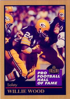 1991 Enor Pro Football HOF #154 Willie Wood Front