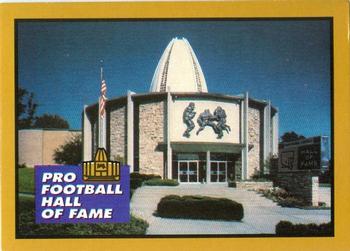 1991 Enor Pro Football HOF #1 Pro Football Hall of Fame Front